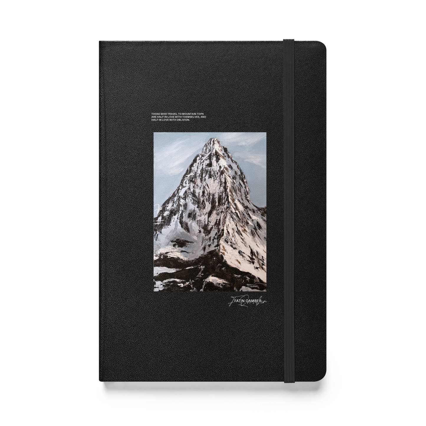 Hardcover Mountain notebook