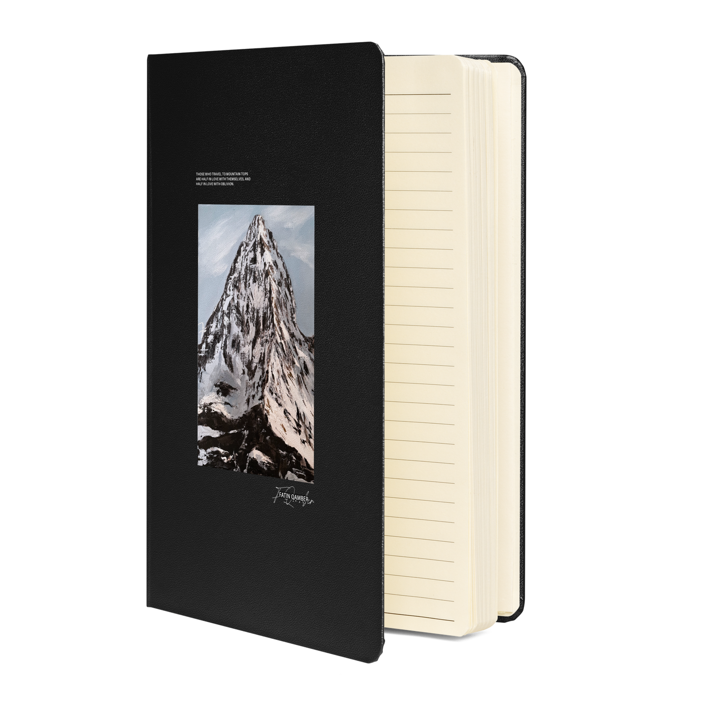 Hardcover Mountain notebook