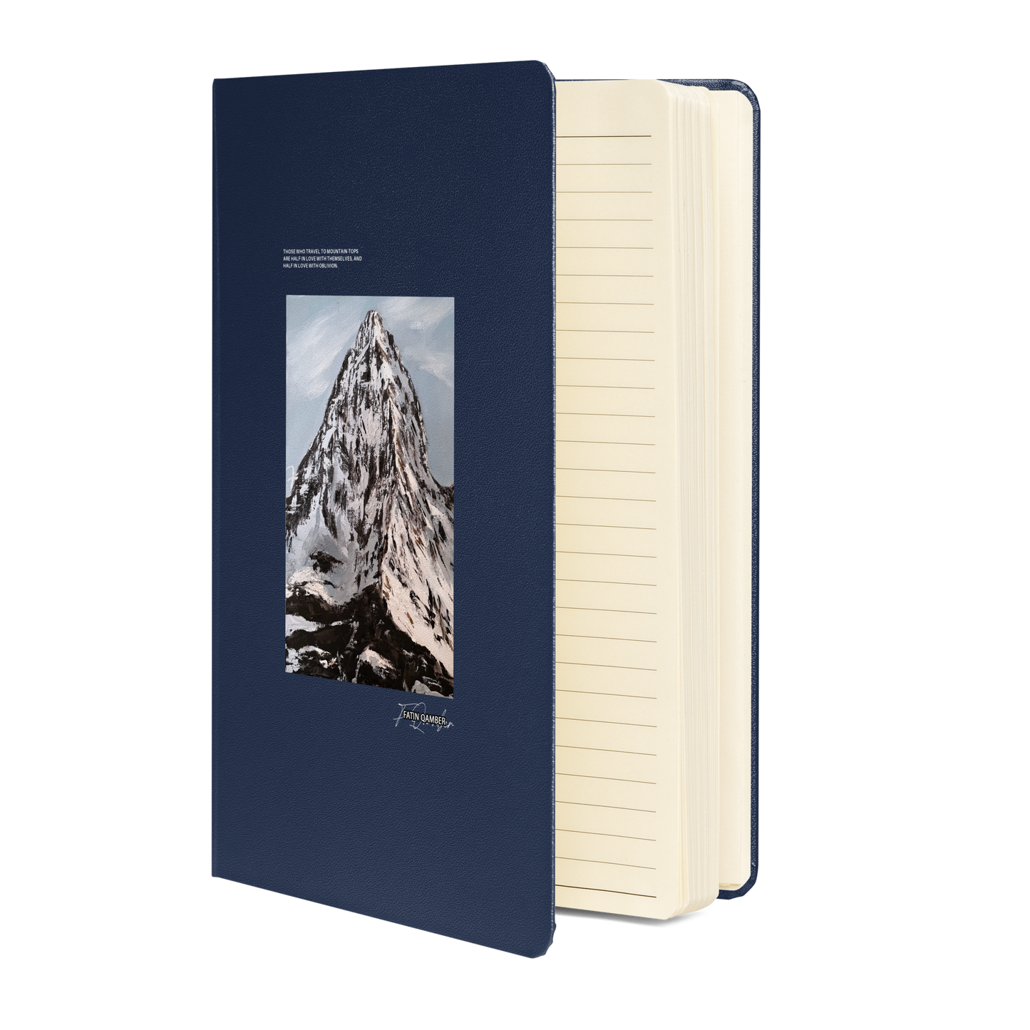 Hardcover Mountain notebook