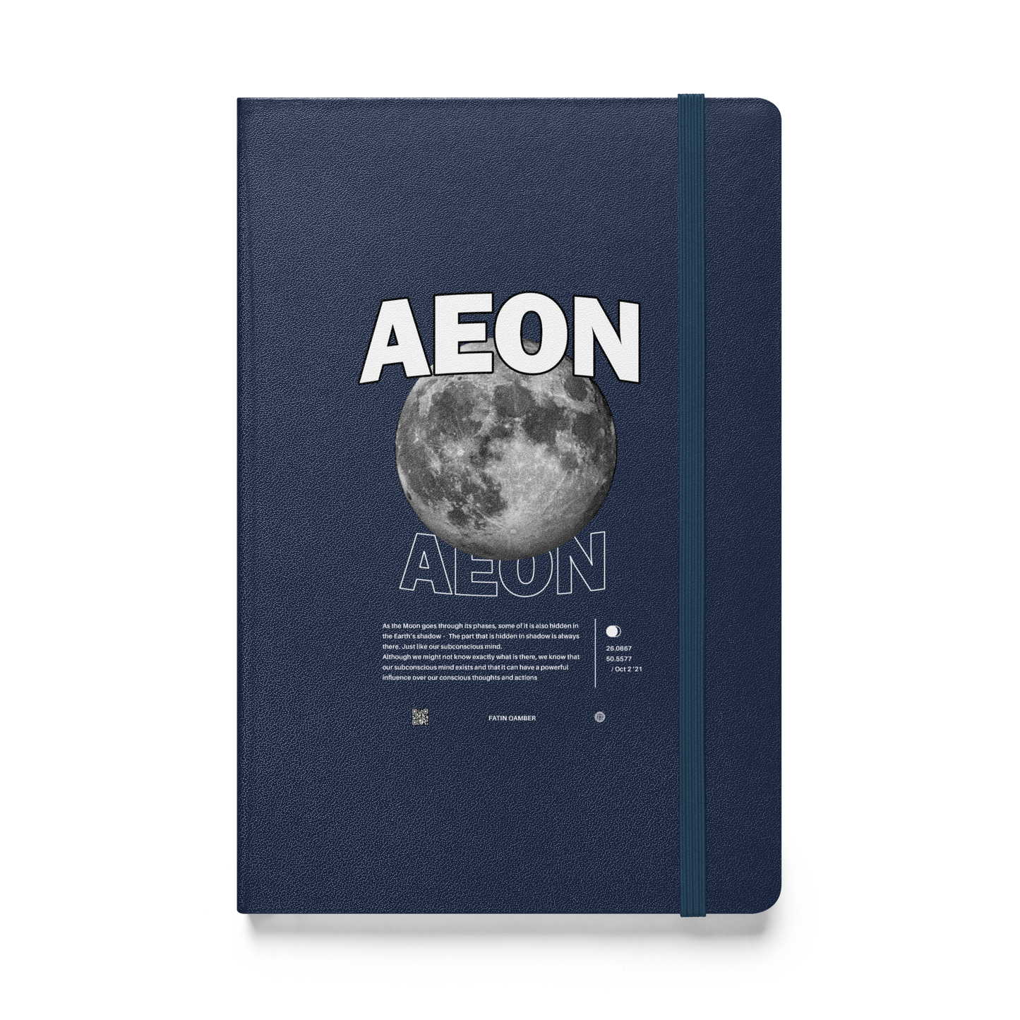 Hardcover Moon Notebook